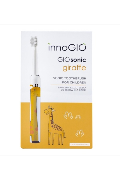 GİO Luka GIOsonic Giraffe electric toothbrush, 4 replacement heads, 3 operati...