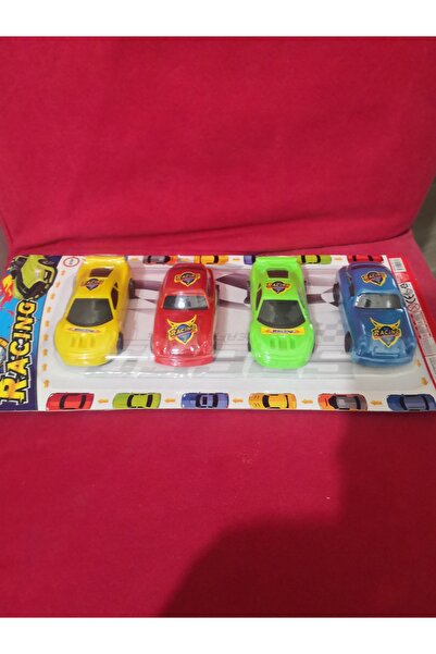 chd-store Oyuncak 4'lü Araba seti, 10 cm