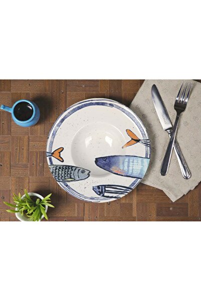 La Mediterranea Pasta and risotto plate Ø28 cm, Peixe 2.0 model –