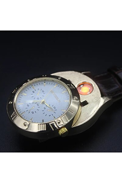 NO BRAND Cigarette Lighter Watch | Casual USB Charging Lighter with Heating W...