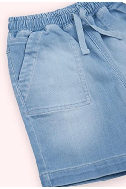 Panço Boy baby depths of origami denim shorts gkpn0035