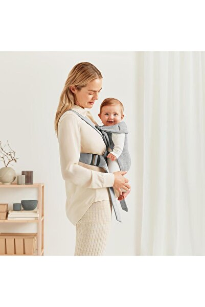 BabyBjörn Kanguru Mini 3D Jersey Light Grey