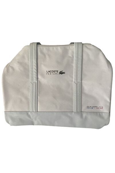 Lacoste , Eau de L.12.12, Poliester, Geantă textilă, Geantă de weekend, Alb, ...
