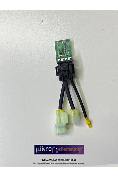 Mikron Devre RKS Veloce 150 Uyumlu Soketli Arka Stop Çakar Devresi Motosiklet...