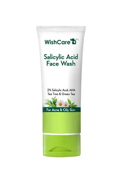 WishCare غسول للوجه يحتوي على 2% من حمض الساليسيليك مع أحماض ألفا هيدروكسي، و...