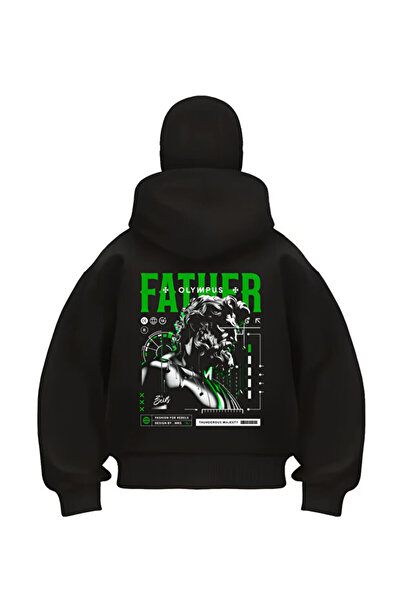 LAND MODA Φούτερ Ninja Unisex με μάσκα χιονιού Ζακέτα με 2 νήματα χοντρό φλις