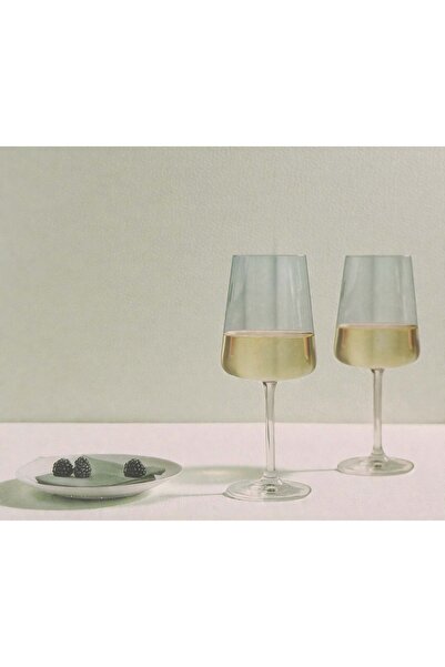 Royal Leerdam Set of 6 Linea white wine glasses – elegant design