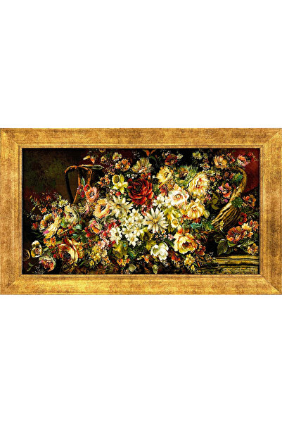 Simurg Sanatevi Çiçek Patlaması El Dokuma Tablosu