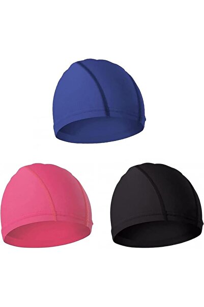 Arabest Comfortable Fabric Swimming Hat,Unisex Polyester Cloth Swimming Cap(3...