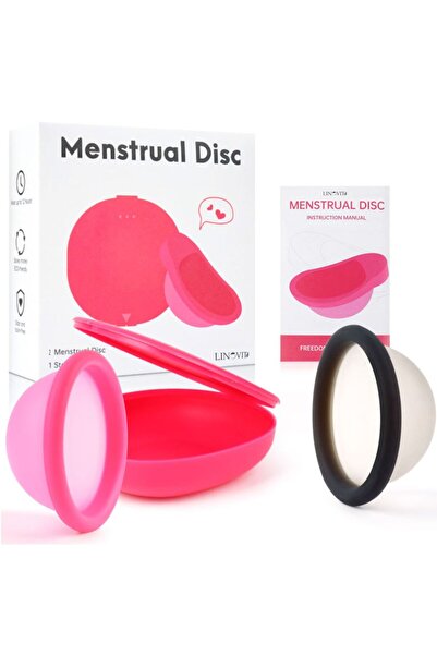 Linovit Set 2 absorbante menstruale reutilizabile + cutie de depozitare, Lino...