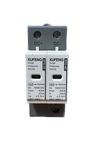 OEM SPD Safety 2P 1000V Surge Protector for Solar Panel DC 40KA