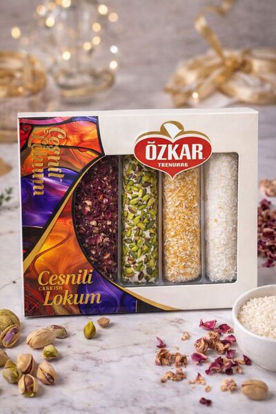 ÖZKAR ŞEKERLEME Çeşnili Rulo Lokum 400 g