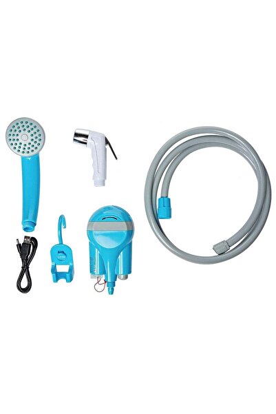 Twinkle Mart Portable Shower Water Pump USB Rechargeable Shower Head Nozzle H...