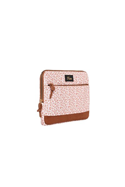 Fudela 15.6 Inch White Leopards Macbook- Laptop Bag