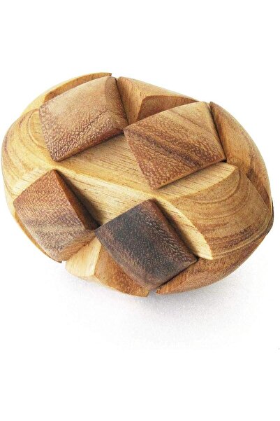 SUME 3D Zeka Oyunu Puzzle Doğal Ahşap Akıl Oyunu