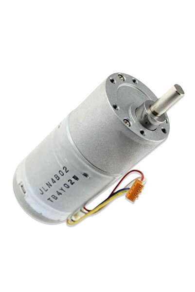 Robotistan 12V 37mm 10 RPM Redüktörlü DC Motor