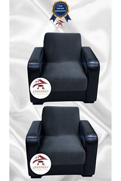 Şahaneev Tekstil İtalyan Süet Koruyucu Esnek Elastik Kolsuz Koltuk Örtüsü - A...