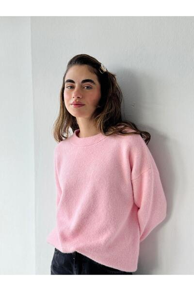 Retrobird Blogger Basic Sweater Women Pink