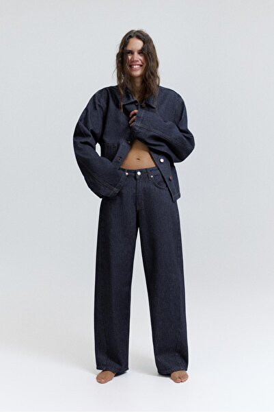 Pull & Bear Low-rise barrel jeans