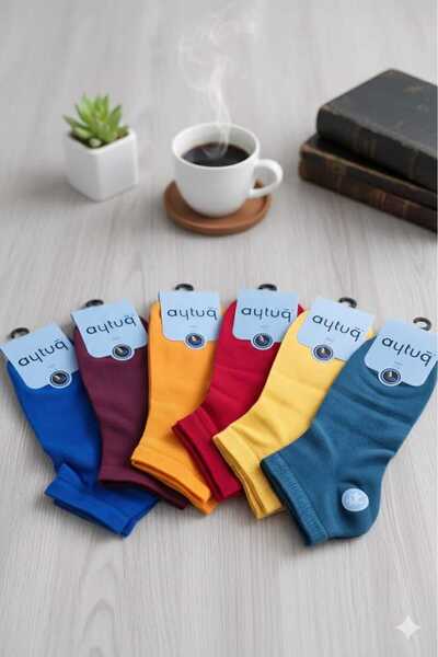 Aytuğ BAMBU ERKEK PATİK ÇORABI; DİKİŞSİZ; YAZLIK ; 41-45 NUMARA; ASORTİ 12'Lİ...