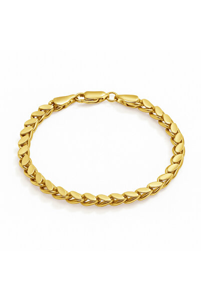 Tesbihane Women's Xuping Bracelet - Sequin Model - Gold Color