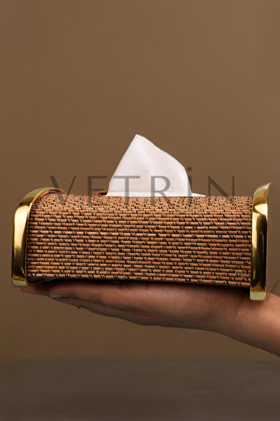 VETRİN Masa üstü bambu peçetelik