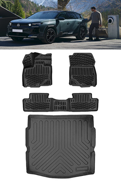 Rizline C5 Aircross 2025 Sonrası Elektrikli -1.6 Plug İn Hybrit Paspas ve Alt...