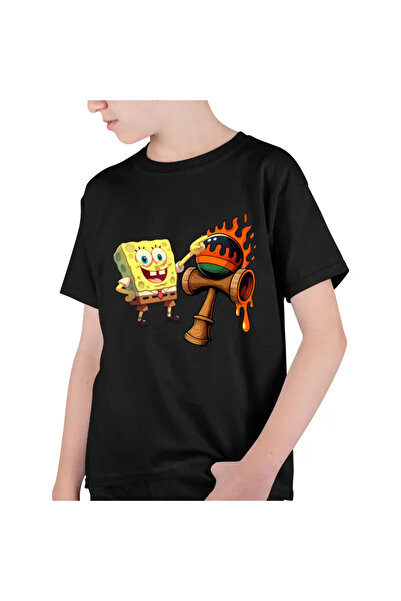 OEM Tricou Copii Baieti Kendama Spongebob Flacari Plankton Squarepants Pantal...