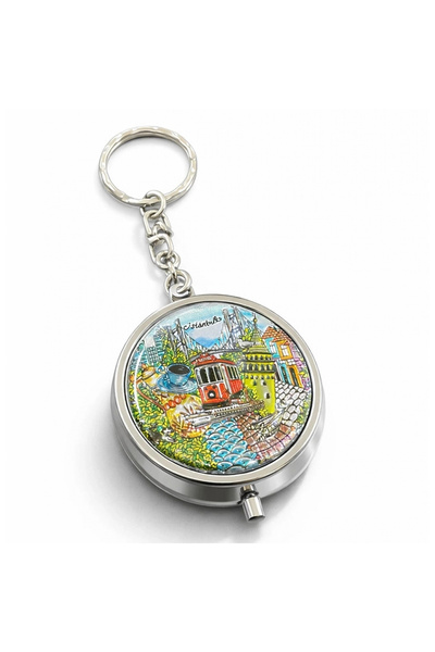 byhodi Istanbul Themed Ashtray Keychain Alk4051