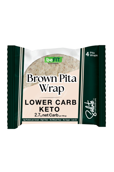 BEFIT LIFESTYLE خبز بيتا بني كيتو من بيفيت 200 غرام