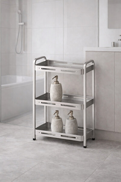 Şahane Pazar 3 Tier Aluminum Shelf Organizer Shn-2106