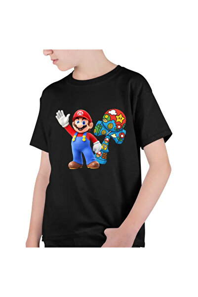 OEM Tricou Copii Baieti Kendama Super Mario Bros Galaxy