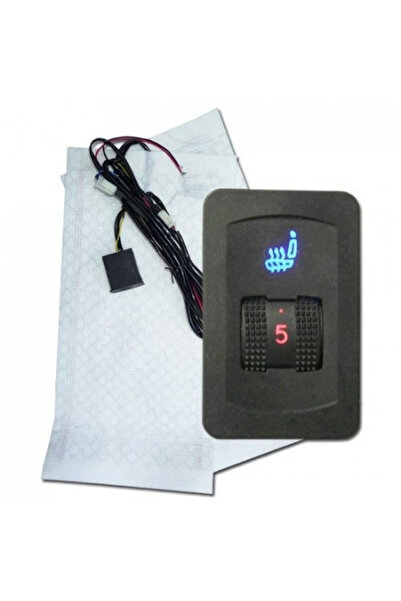 SCANPAN Kit încălzire scaun auto carbon aspect original cu 5 poziții tip VW P...