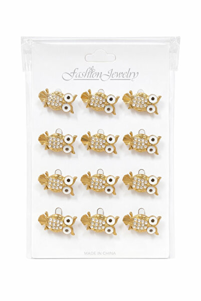 OEM Set of 12 Martisor brooches on presentation cardboard, 17x10 cm, March 1s...