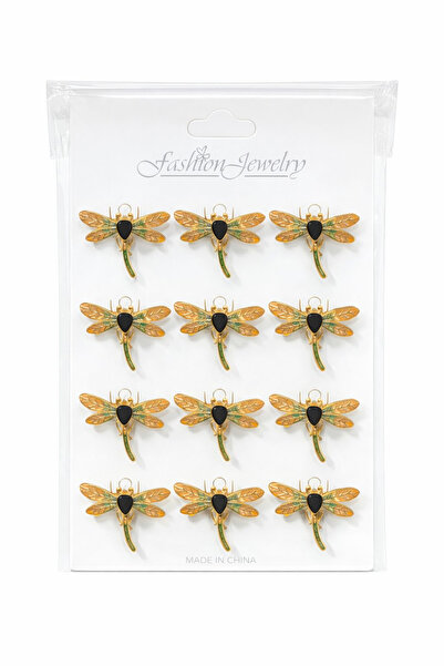 OEM Set of 12 Martisor brooches on presentation cardboard, 17x10 cm, March 1s...