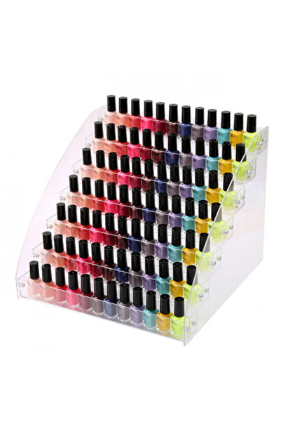 Pink Nails Nail Polish Organizer with 7 Levels