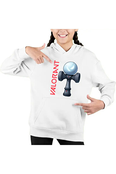 OEM Kids Girls Kendama Hoodie Valorant Gamer Rank Agent