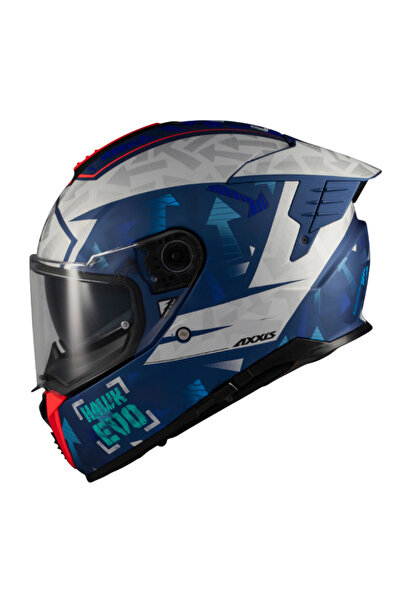 AXXIS Motosiklet Kaskı Hawk Evo SV Sketchbook C2 Motorcu Kask