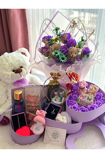 Ahsen Collection Gösterişli mor yeni