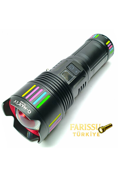 farissu PS-4300 110W 11000 Lümen Şarj Edilebilir Uzun Menzilli Profesyonel El...