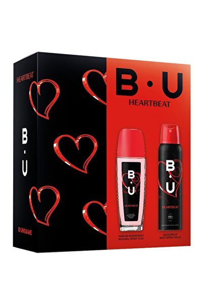 B.U. Heartbeat Gift Set - Fragrant Shower Gel 250ml & Deodorant Spray 150ml f...