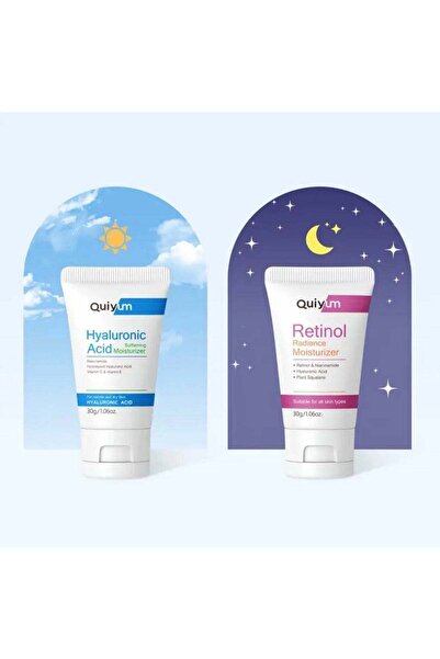 QUIYUM Retinol Face Moisturizer set of 2pcs