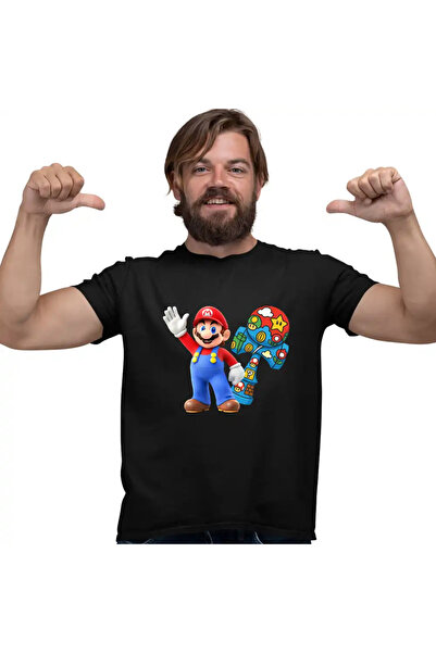 OEM Tricou Barbati Kendama Super Mario Bros Galaxy