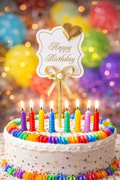 MK Ambalaj زينة كعكة مكتوب عليها عيد ميلاد سعيد، زينة عيد ميلاد سعيد مكتوب عل...