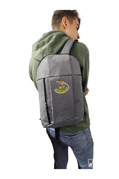 cantella Unisex Black Back Sports Hiking Camping Bicycle Bag 10 Lt