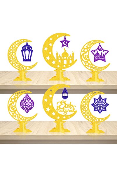 Generic Eid & Ramadan Crescent Moon Tabletop Decorations