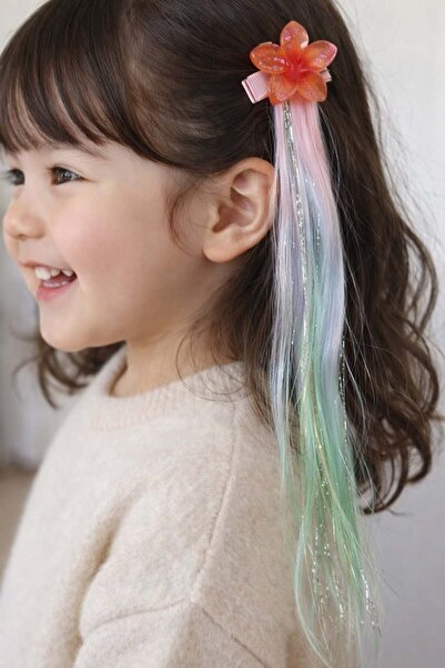 TAKIŞTIR Detaljna dječja bočna kopča za kosu sa lotosovim motivom u mešovitim...