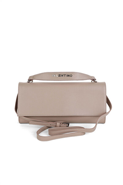 Valentino حقيبة يد نسائية من الجلد المنسوج - بودرة