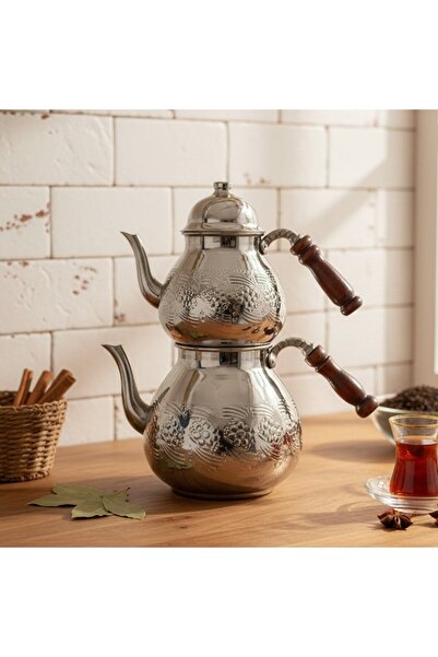 Yardımcı Bakır Since 1997 Copper Jumbo Teapot