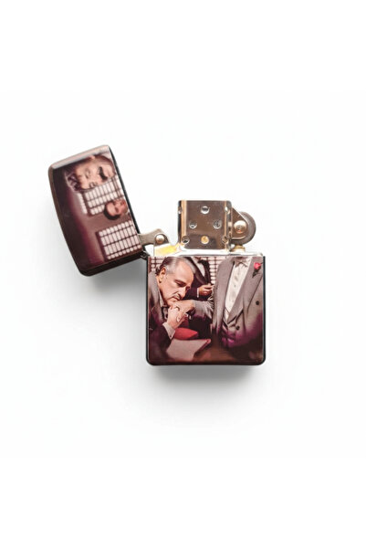 Otto Common Classic Metal Windproof Lighter - Zippo Style & Refillable 48